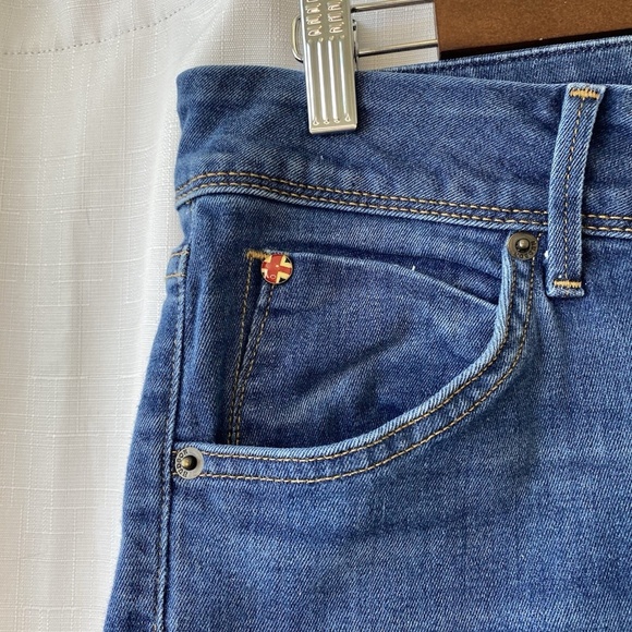 HUDSON jeans rn 107906 blue jeans size 30 Women's Straight Flap Pocket - Picture 5 of 14